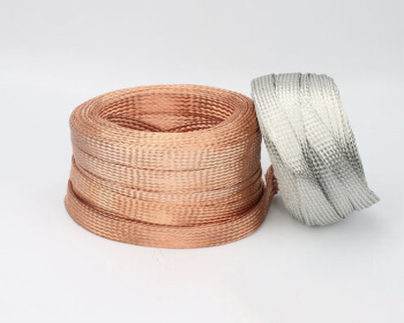 Copper-aluminium braid